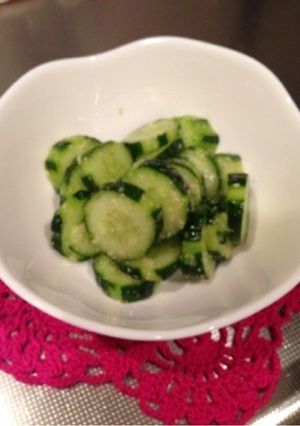 きゅうりの浅漬け❤胡麻油風味-レシピのメイン写真