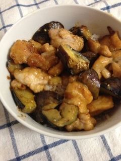 茄子と鶏の簡単炒め☆丼ぶりにも-レシピのメイン写真