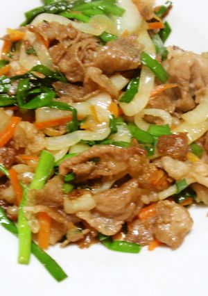 ニラもいれてね野菜炒め♬-レシピのメイン写真