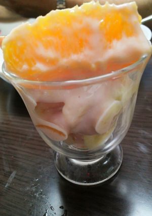 朝に簡単！フルーツヨーグルト♪-レシピのメイン写真