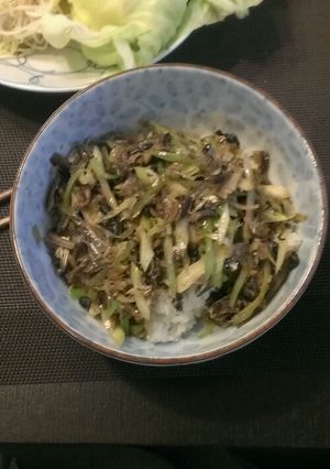 エコ？栄養満点！出汁ガラ煮干し丼！！-レシピのメイン写真