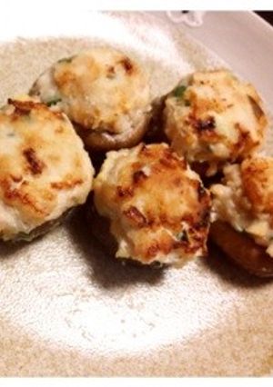 ヘルシー！さっぱり椎茸の肉詰め-レシピのメイン写真