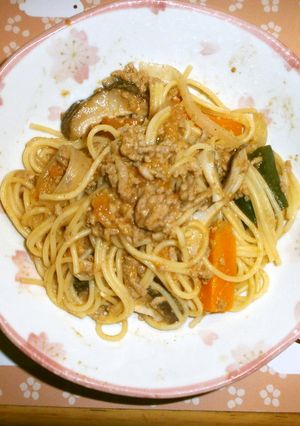 簡単ミートスパゲティ-レシピのメイン写真