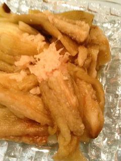 焼き茄子のポン酢ショウガ-レシピのメイン写真