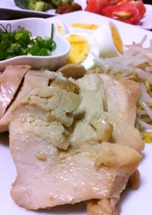 簡単！焼肉のタレで胸肉チャーシュー-レシピのメイン写真