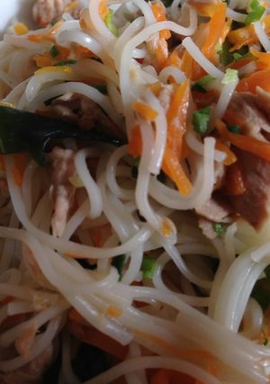 簡単まぜまぜアツアツそうめん-レシピのメイン写真
