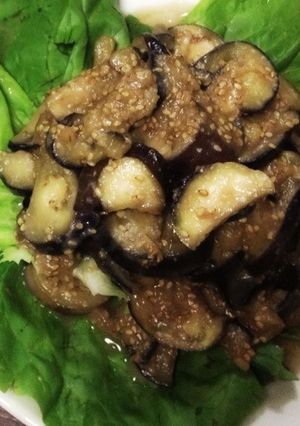 ナスのゴマ味噌炒め-レシピのメイン写真