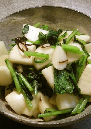 ささっと☆蕪の塩昆布炒め-レシピのメイン写真