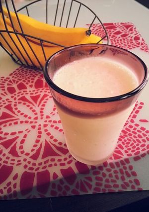 牛乳氷で！濃い♡バナナスムージー-レシピのメイン写真