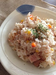炊飯器でツナピラフ-レシピのメイン写真