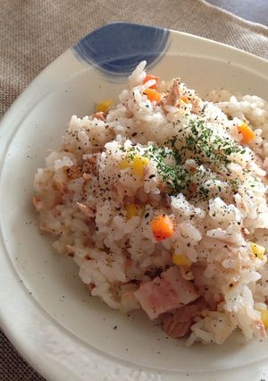 炊飯器でツナピラフ-レシピのメイン写真