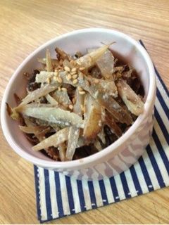 ごぼう(茶がら)の和風サラダ-レシピのメイン写真