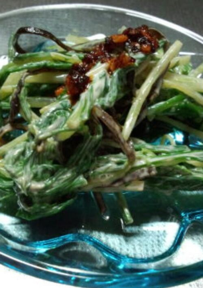 水菜の塩こんぶとマヨネーズの和え物-レシピのメイン写真