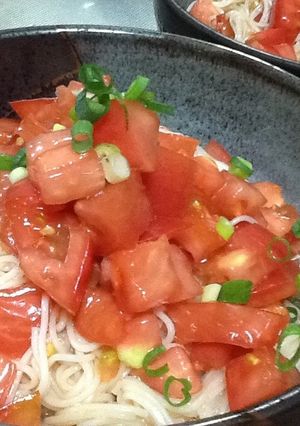 冷製トマトそうめん-レシピのメイン写真