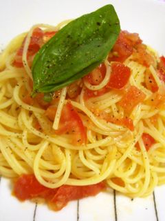 ☆サッパリ爽やか!冷製トマトソースパスタ-レシピのメイン写真