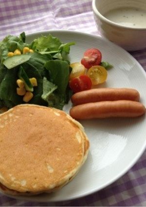 こども喜ぶお豆腐パンケーキ-レシピのメイン写真