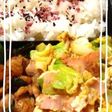 息子のお弁当♬キャベツとハムの卵炒め♬