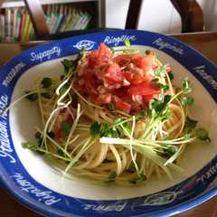 トマトとツナの冷しパスタ-レシピのメイン写真