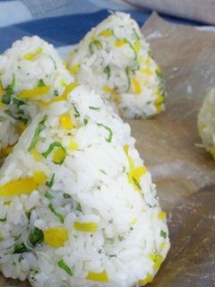 混ぜるだけ!大葉とじゃこのおにぎり-レシピのメイン写真