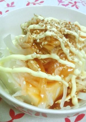 スイチリマヨde冷奴-レシピのメイン写真