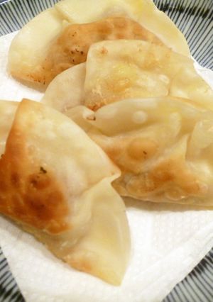 簡単★納豆チーズ揚げ餃子-レシピのメイン写真