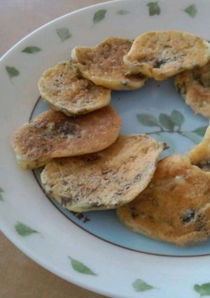 離乳食で作る豆腐パンケーキ(おやき)-レシピのメイン写真