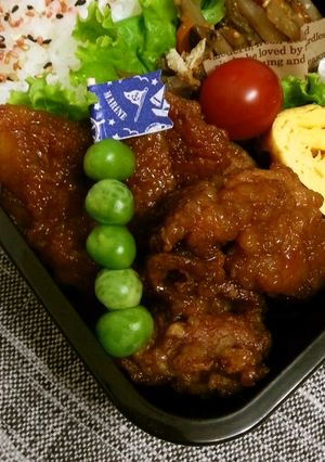 こってり❤唐揚げの甘辛煮　お弁当に♪-レシピのメイン写真