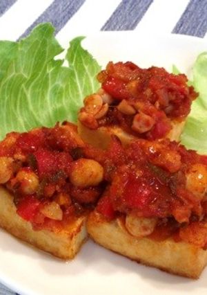 厚揚げチリコンカン焼き-レシピのメイン写真