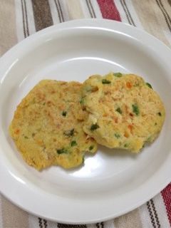 離乳食☆おからとツナのおやき-レシピのメイン写真