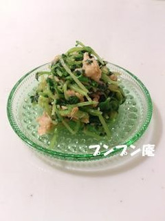豆苗とツナの酢みそ和え-レシピのメイン写真