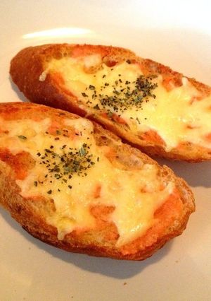 簡単！明太チーズトースト♡話題入り-レシピのメイン写真