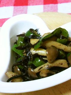 ひじきとピーマンの炒め煮-レシピのメイン写真