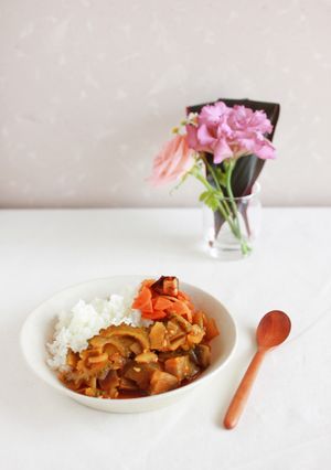 ゴーヤとなすの夏カレー。-レシピのメイン写真