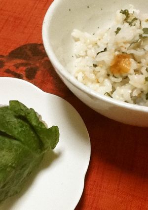 しらす、大葉、梅ぇご飯-レシピのメイン写真