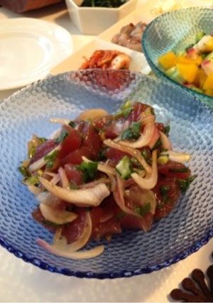 マグロの中華和え-レシピのメイン写真