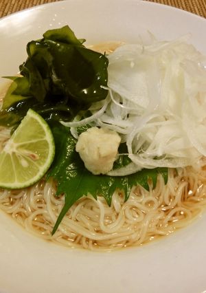 玉ねぎスライス入りそうめん(うどん)～♪-レシピのメイン写真