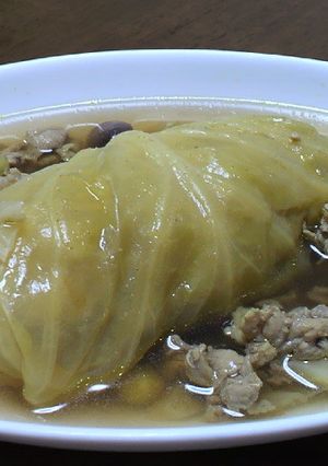 豚こまで和風ロールキャベツ-レシピのメイン写真