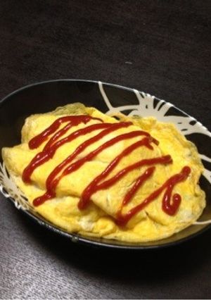 パスタソースでオムナポリタン-レシピのメイン写真