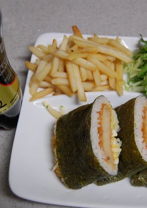 コロッケサンドおにぎり-レシピのメイン写真