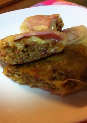 生春巻きのライスバーガー-レシピのメイン写真