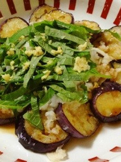 超簡単♪おろしそ茄子-レシピのメイン写真