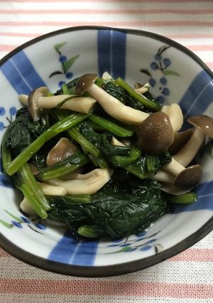 ＊ほうれんそうとしめじの煮びたし＊-レシピのメイン写真