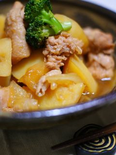 じゃがいもと鶏肉の煮物-レシピのメイン写真