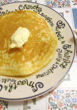 小麦粉で簡単ホットケーキ♡-レシピのメイン写真