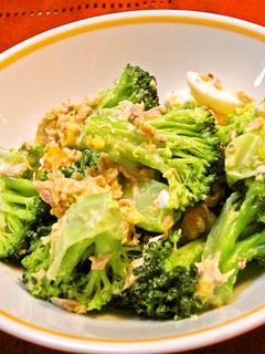 ブロッコリーと卵とツナのサラダ-レシピのメイン写真