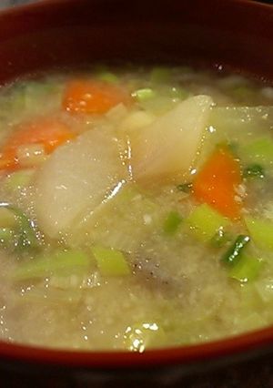 根菜たっぷり粕汁-レシピのメイン写真
