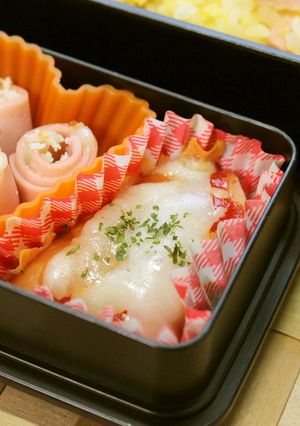 簡単お弁当✿ウィンナーケチャチーズ焼き-レシピのメイン写真