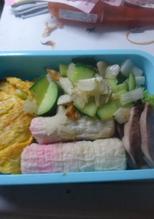昼弁当　緑・黄・白　彩弁当-レシピのメイン写真