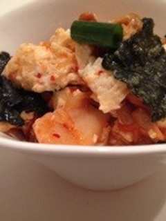 ご飯すすむ簡単キムチ豆腐-レシピのメイン写真