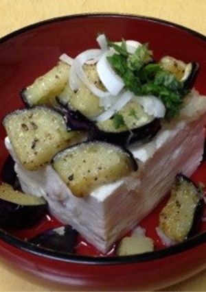 冷奴のナス炒めのせ(‾ー‾)-レシピのメイン写真
